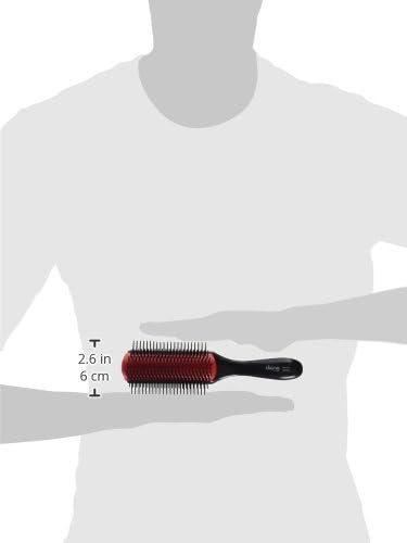 Diane Nylon Pin Styling Hair Brush for Detangling, Separating, Shaping and Defining Wet Thick or Curly Hair, Glides Through Tangles with Ease (Pack of 2)