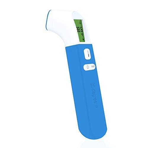 Bio-Therapeutic bt-Degree Infrared Digital Thermometer for Adults and Kids Touchless Forehead Temperature for Baby, Results in 1 Second, 9 Reading Memory, Color LCD Screen, Audible Fever Alert