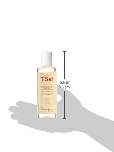 Neutrogena T/Sal Therapeutic Shampoo for Scalp Build-Up Control with Salicylic Acid, Scalp Treatment for Dandruff, Scalp Psoriasis & Seborrheic Dermatitis Relief, 4.5 fl. oz (Pack of 2)