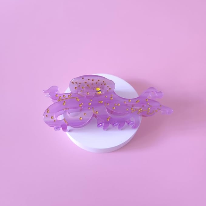 Big Octopus Claw Clip,Sea Creature Claw Clip,Acetate Hair Clips,Big Claw Clips for Women