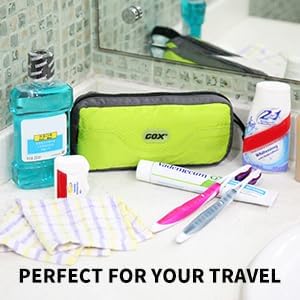 GOX Travel Toiletry Bag Dopp Kit Case for Men Multifunction Packing Organizer Pouch