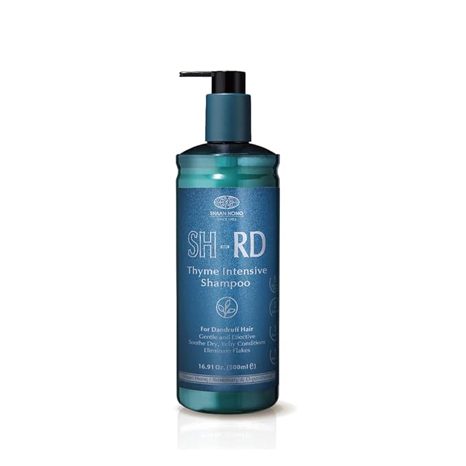 SH-RD Thyme Intensive Shampoo for Itchy Scalp and Dandruff Relief | 1% Zinc Pyrithione Added | Soothing, Rebalancing Scalp Condition - 16.9oz/500ml
