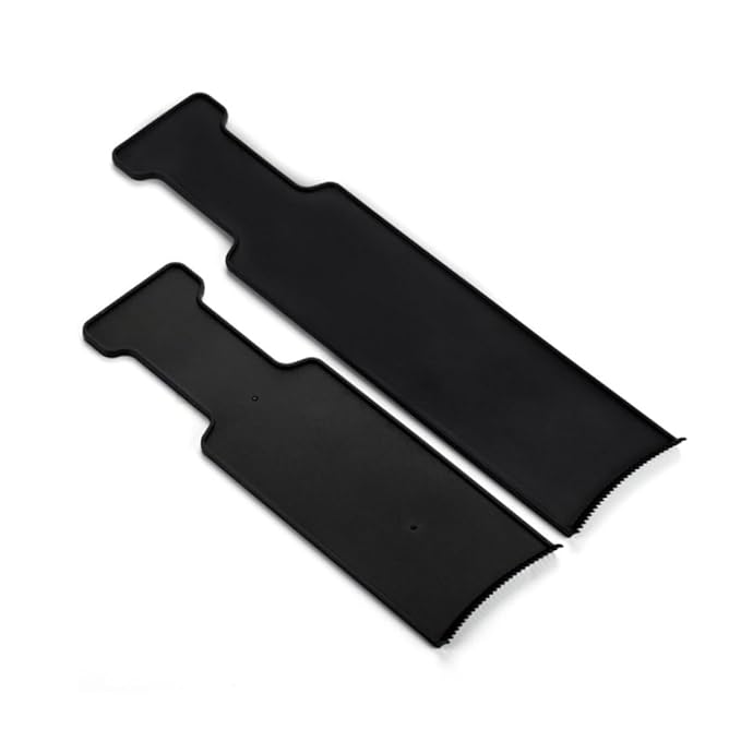 Hair Sectioning Board Dyeing Board Comb Hair Coloring Kit Barber Flat Top Paddle Comb Hairdressing Tools Black (L).