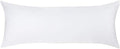 ZIMASILK 100% Pure Mulberry Silk Pillowcase for Hair and Skin,with Hidden Zipper,Both Side 19 Momme Silk, 1pc (Body 20"x54", White)