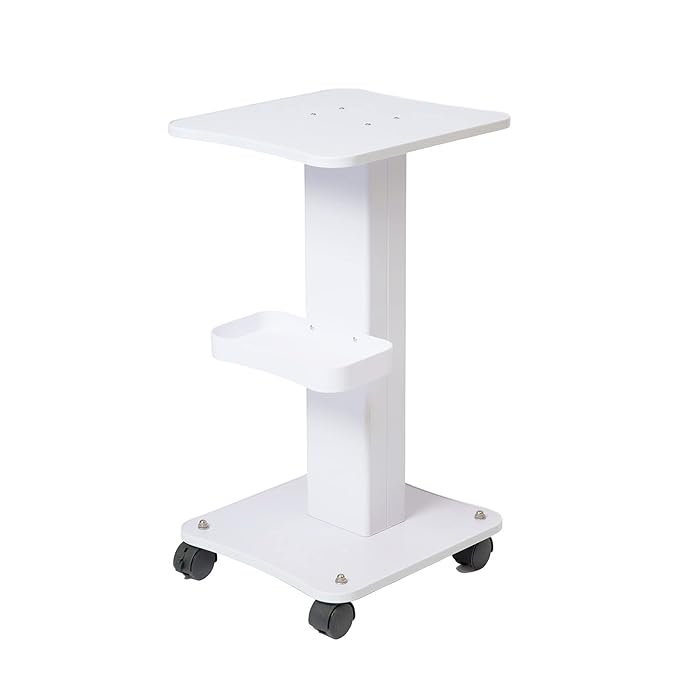 Salon Spa Trolley, Esthetician Cart with Wheels, Beauty Rolling Trolley Stand Instrument, Tray Rolling Cart with Storage Tray