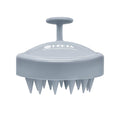 HEETA Scalp Massager Hair Growth, Soft Silicone Scalp Scrubber Shampoo Brush for Exfoliation, Dandruff Removal Head Massage Stress Relax, Wet & Dry Use for Thick Thin Curly Hair Care, Sky Gray