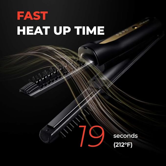 YA-MAN Spa Styler Kit: Hair Goals — Volume & Lift | Cordless Heated Brush + Moisture Repair Oil Set | J-Beauty Hair Kit for Shine, Smoothness & Lift