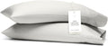 Boll & Branch Signature Hemmed Pillowcase Set - Standard, Mist - Luxury 100% Organic Cotton - Buttery Soft and Breathable - Softer with Every Wash - 2 Pillowcases Included