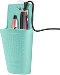 Heat Resistant Silicone Hair Iron Mat and Pouch,Portable Travel Hair Straightener Mat and Holder for Hair Styling Tools.1 Pack.(Mint Green)