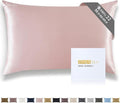 ZIMASILK 22 Momme Silk Pillowcase for Hair and Skin - 100% Pure Mulberry Silk with Hidden Zipper, Grade 6A Luxury Pillow Case for Women, Soft & Durable, Gift Box (Queen 20"x30" Pink)