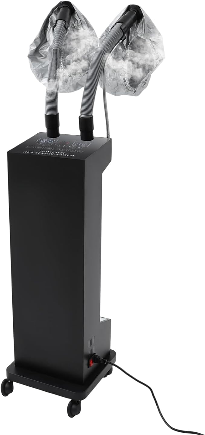 650W Hair Steamer Machine, Professional Hair Color Processor w/ 5 Specialized Modes, Adjustable Multifunctional Treatment-Heated Micro Mist Steamer for Home Salon Spa