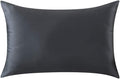 SLPBABY Silk Pillowcase for Hair and Skin with Hidden Zipper Print (King, Space Gray)