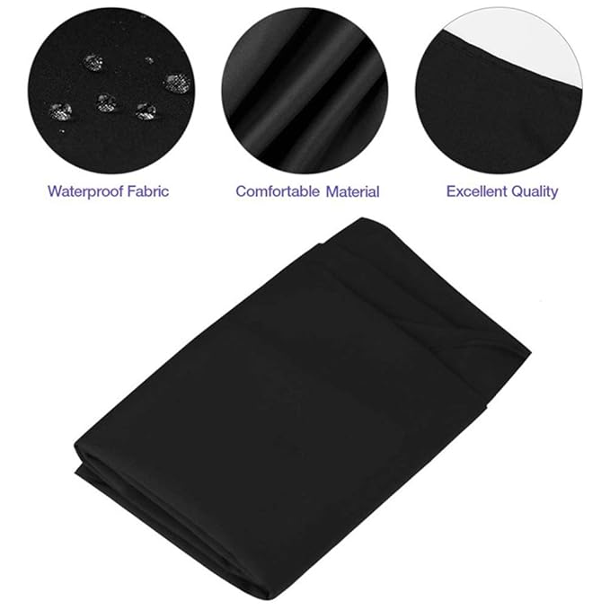 Black Waterproof Hair Salon Cape Professional Barber Cape with Metal Snap Closure Hair Cutting Cape (Black-8 Pack)