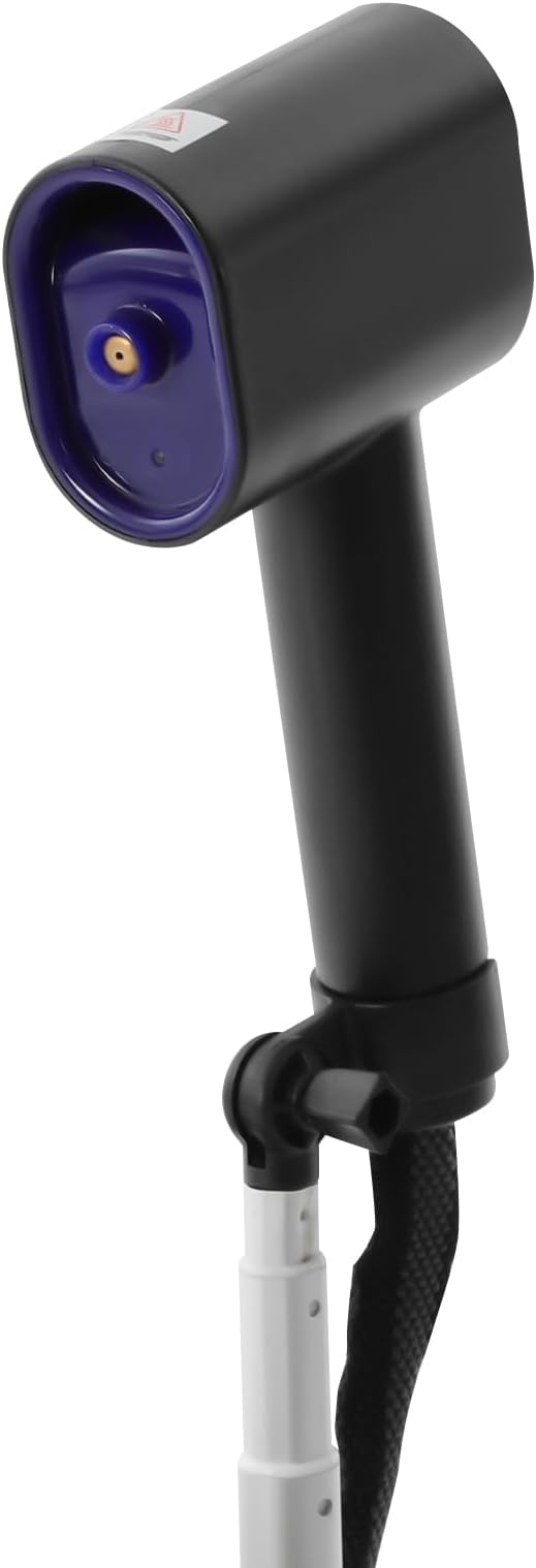 Nano Mist Hair Steamer with Negative Ion & Blue Light, 1300W Professional Standing Hair Steamer Machine for Deep Conditioning, 9 Steam Levels & 800ml Tank, Rolling Hair Care Steamer for Salon & Home
