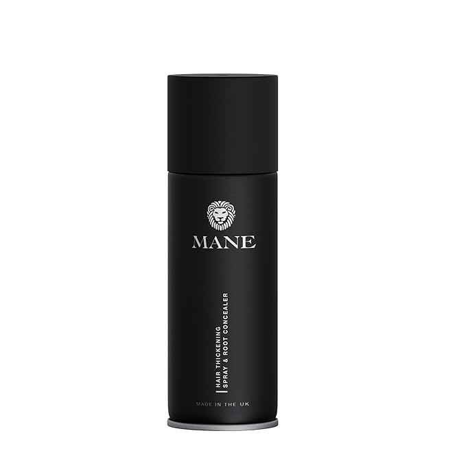 Hair Thickening Fiber Spray by Mane (100ml, Light Brown)