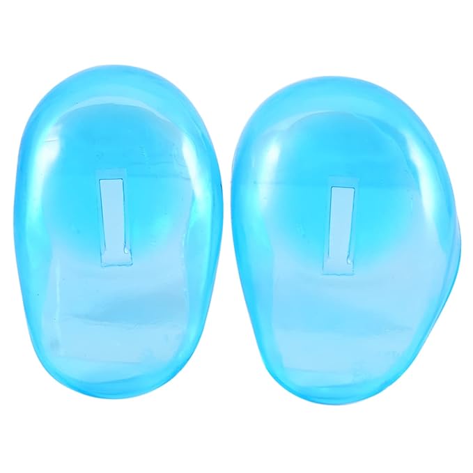 Ear Covers For Hair Dryer, ear covers for hair dryer, Cimenn 2pcs Blue Ear Cover Anti Staining Plastic Guard Earmuffs From The Dye