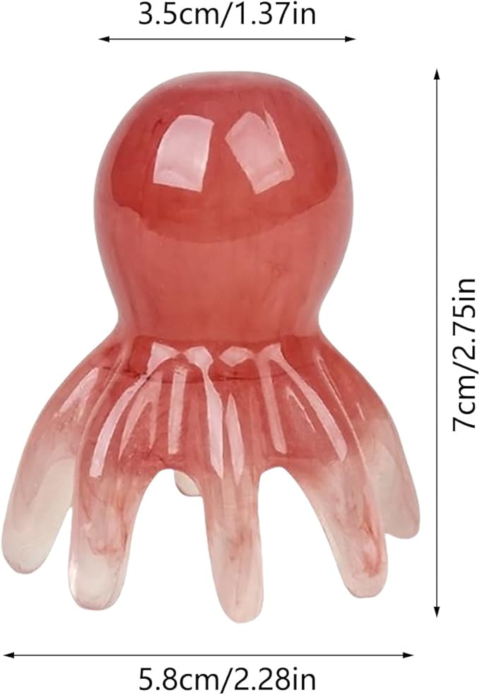 Octopus Scalp Massager - Head Massager | Massage Comb | Manual Head Massaging Device | Health Accessory for Home Headspa Shower Family Neck Body Travel Mom Yoga Wife Spa Friends Dad