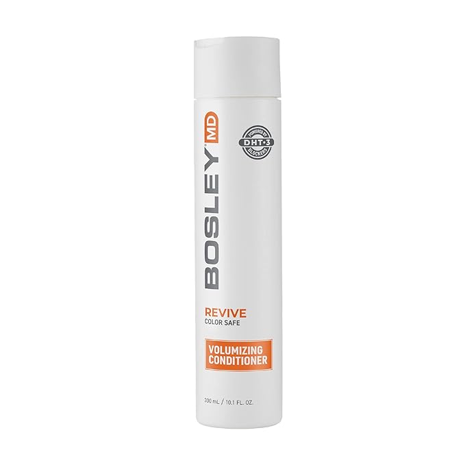 BosRevive Volumizing Conditioner for Thinning, Color/Chemically-Treated Hair – DHT Blocker, Sulfate-Free, Vegan, Biotin, Saw Palmetto & Rosemary – Thicker, Fuller Hair – 10.1 Fl Oz