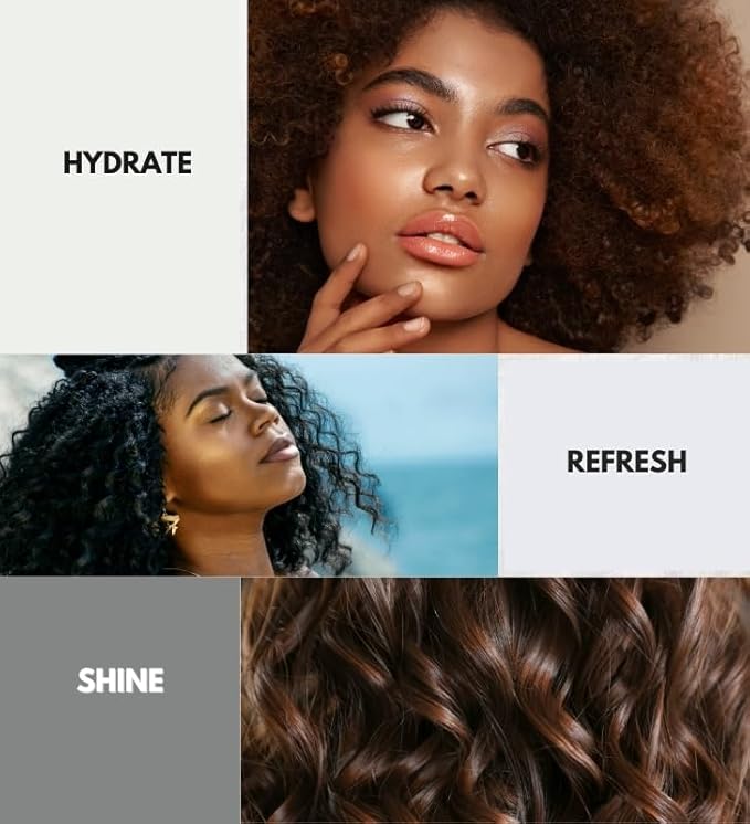 BRAID FORMULA LOC. TWIST. Anti Itch Braid Spray – HYDRATING (8oz / 250mL) Lightweight Spray with Aloe for Shine, Moisture, and Protective Hairstyle Care – Gift Set (2 Items)