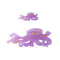 Octopus Claw Clip,Acetate Hair Clips,Small Claw Clips for Women,Pack of 2