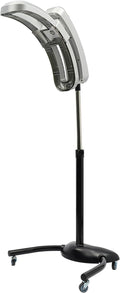 Hair Hydration Steamer, 950W Hair Steamer Adjustable Mist Size and Temperature Freestanding Nano Hair Steamer Anion Hair Color Processor for Salon SPA Barber Shop (Silver)
