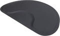 Artist Hand 3 ft. x 5 ft. Barber Chair Mat Salon & Barber Shop Anti-Fatigue Comfort Salon Mat, Semi Circle - 7/8 in. Thick, Black