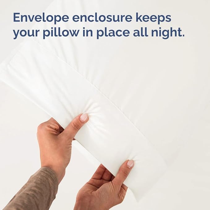 King Pillow Cases - 4 Pack - Super Soft Pillowcase Covers - Envelope Enclosure - Hotel Quality Pillow Protectors - Wrinkle Free, Shrink & Stain Resistant - Machine Washable - 20" x 40" (Antique White)