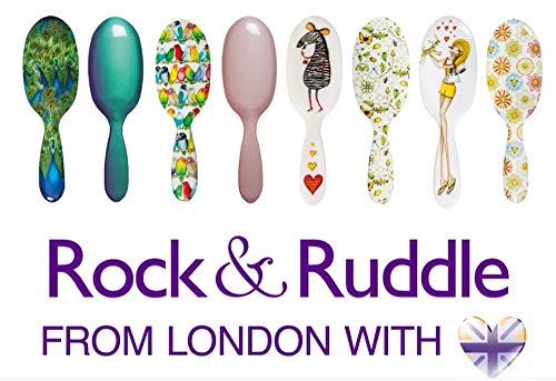 Rock & Ruddle Wide Tooth Comb. Perfect for Detangling Wet Hair and Applying Hair Color. Cats & Dogs Design