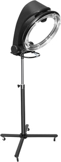 3 in 1 Orbiting Infrared Hair Dryer, Professional Salon Hair Steamer with Adjustable Height 55.12-64.96in, Digital Display & 4 Wheels for Hair Care, Coloring, Drying, 110V