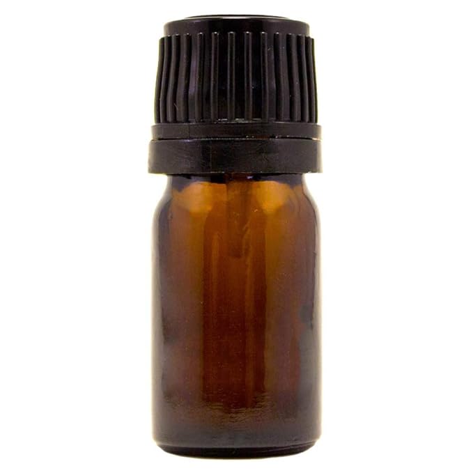 5 ml (1/6 fl oz) Amber Glass Bottle with Euro Dropper (12 Pack)