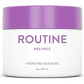 Routine Wellness Deep Conditioning Hair Mask - Bring Dry, Damaged Hair Back to Life – Hydrating Repair Treatment that Moisturizes, Strengthens & Adds Volume – Gardenia 8oz
