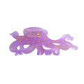 Cute Big Purple Octopus Hair Clips,Novelty Acetate Ocean Octopus Claw Clip