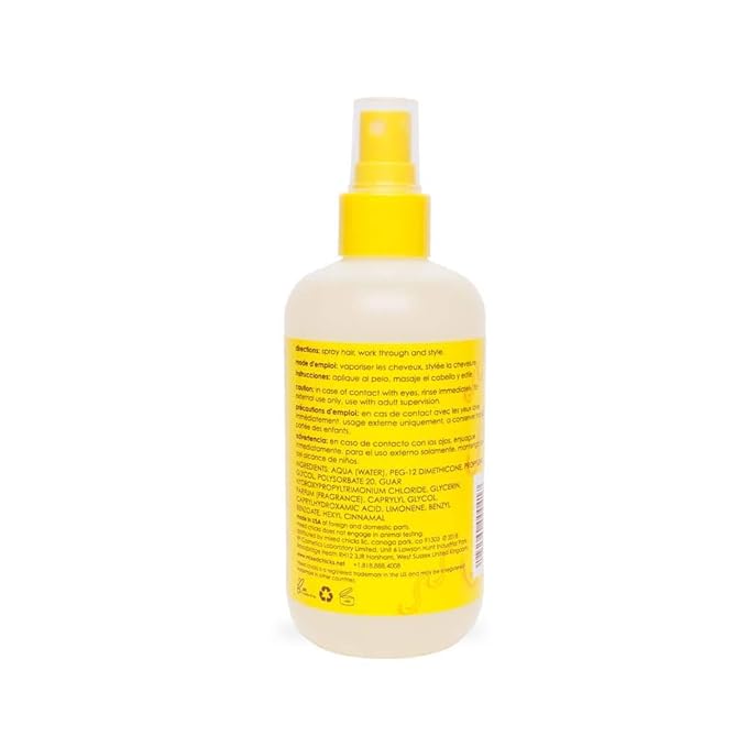 Mixed Chicks Kids Tangle Tamer - Light and Moisturizing Styling Formula for Frizz-free Curls, 8 fl.oz.