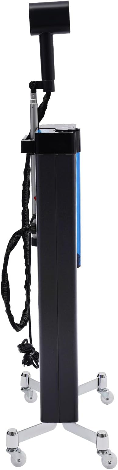 3-In-1 Nano Hair Steamer for Deep Conditioning Nanoscale Spray Negative Ions Blue Light & Intelligent Heating for Hair Scalp Care, 5 Gears, Height Adjustable, 360° Telescopic Bracket, Removable Nozzle