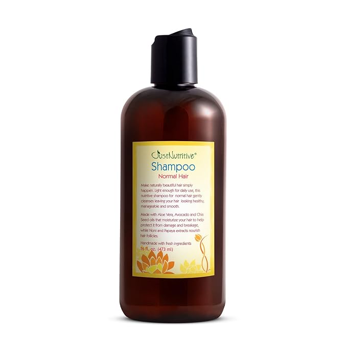 Just Nutritive Normal Hair Shampoo | Best Shampoo for Normal Hair Types | Leaves Hair Fresh & Great