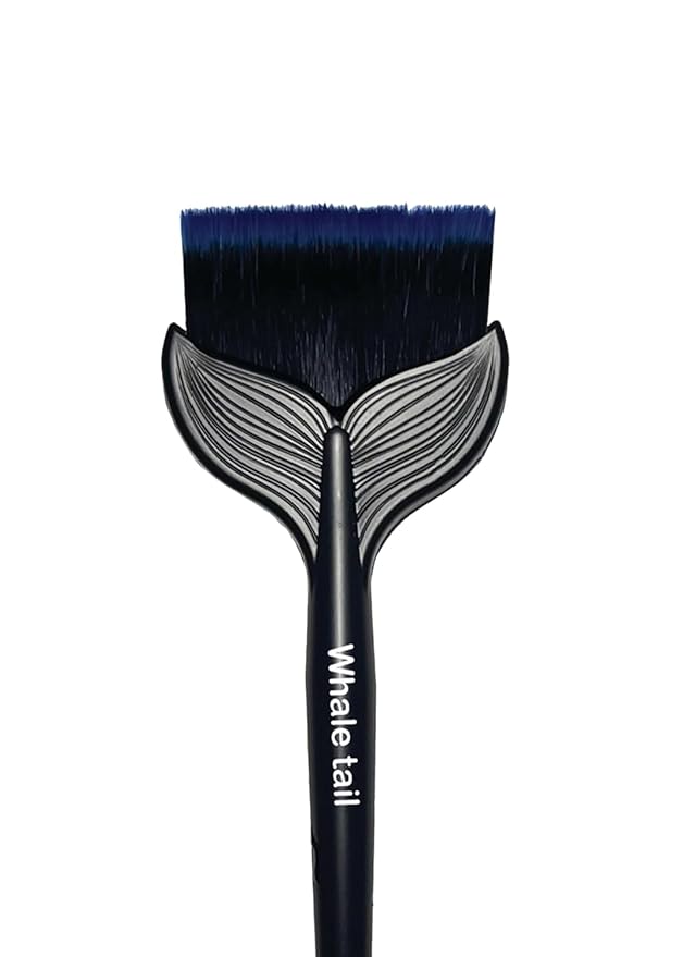 Ellie Luckcci Multipurpose Hair Dye Brush - Whale Tail Zen Brush for Hair Color, Face Mask & Body Lotion Application, Salon Quality Beauty Tool