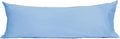 Sunflower Body Pillowcase 100% Cotton Long Pillow Cover/Case Envelope Closure 1 Pack, 21×54 inches Placid Blue, Soft and Breathable