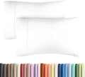 King Pillow Cases - 2 Pack - Super Soft Pillowcase Covers - Envelope Enclosure - Hotel Quality Pillow Protectors - Wrinkle Free, Shrink & Stain Resistant - Machine Washable - 20" x 40" (Antique White)
