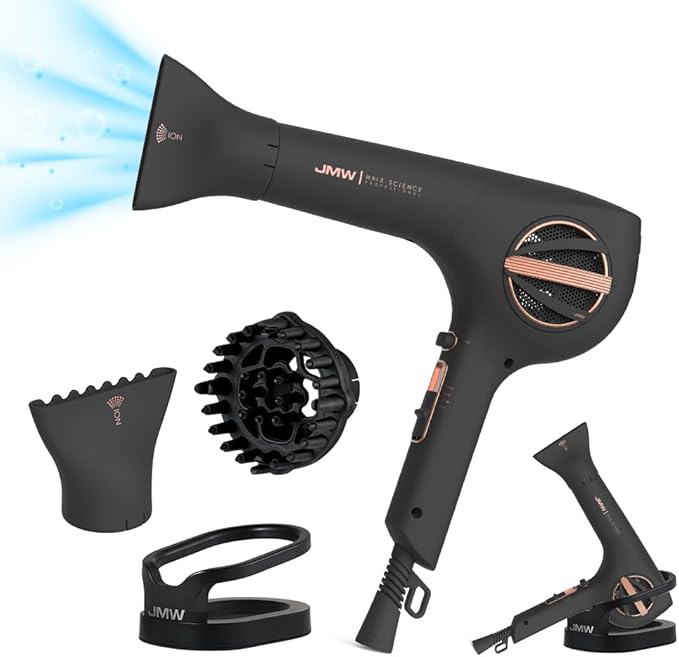 JMW Korean Professional Salon Steady Seller Dryer M7502A-1800W New Premium Power Engine E3 BLDC, Powerful and Fast Drying for All Hair Types, Perfect Cold Wind, Pro Hair Dryer