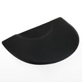 BarberPub Anti-Fatigue Salon Mat for Stylist Standing, Semi Circle Comfort Barber Floor Mat 0025 (Black, 3' x 4'x 1”)