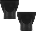 2Pcs Hair Dryer Concentrator Nozzle Attachments Universal Blow Dryer Accessories for Precise Styling Enhanced Shine Lightweight Plastic 3X3X2 Inches