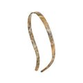EVITA PERONI Hair Band, Acetate Resin Hairband for Women's Hair, Designed for Eyewear, No Pressure, No Headache, Comfortable Headbands for Women, Fashion Thin Headbands Non Slip, Tan, 1 Count