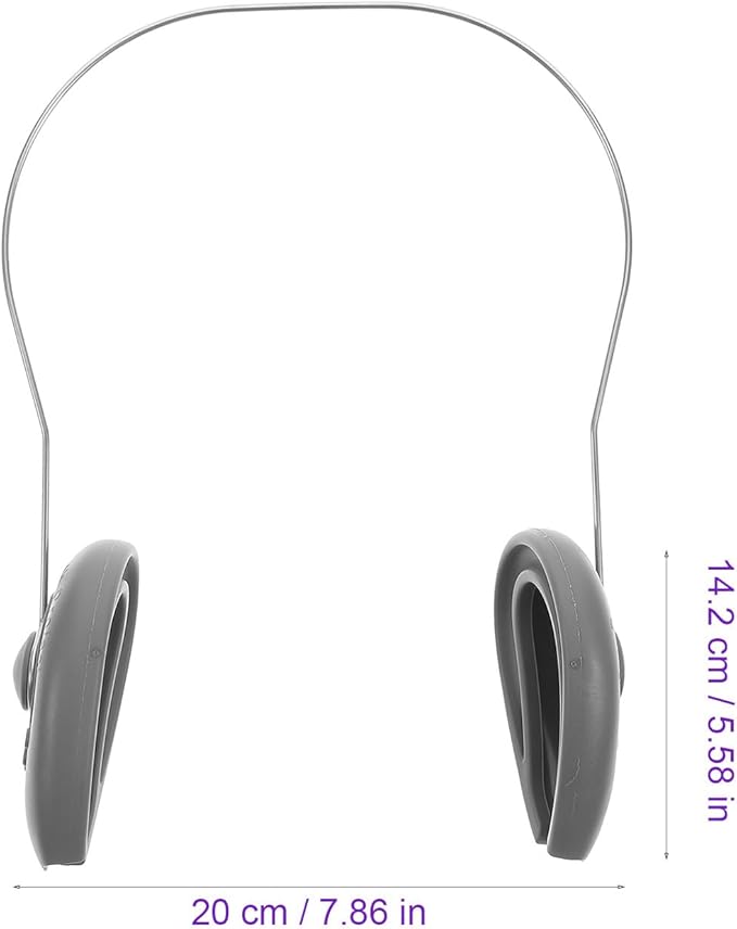 Ear Covers for Shower, Heat and Hair Dye Protection Waterproof Ear Covers for Washing Hair Silicone Ear Caps For Hair Dye Ear Protectors From Heat Styling and Dryer