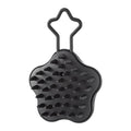 Silicone Scalp Massage Hair Washing Brush Wet and Dry Shampoo Brush Body Scrubber Bath Head Massage Brush