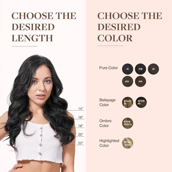 GOO GOO Clip in Hair Extensions Real Human Hair, Remy Human Hair Extensions Clip ins for Women, Natural Human Hair, 20inch 110g 7Pcs, 1 Jet black