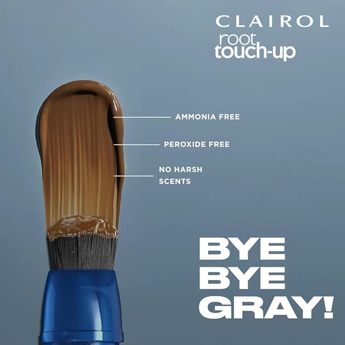 Clairol Root Touch-Up Semi-Permanent Hair Color Blending Gel, 2 Black, Pack of 1