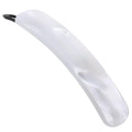 Camila Paris CP3361 French Hair Barrette Clip for Girls, Handmade, White, Metal-Free Closure Strong Hold Grip Hair Clips for Women, No Slip and Durable Styling Girls Hair Accessories, Made in France