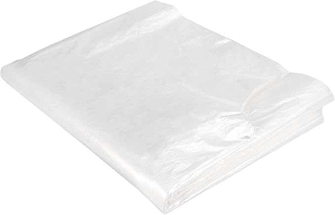 400 Pcs 35 x 47 Inch Disposable Clear Plastic Hair Salon Capes, Waterproof Barber Capes for Barbershop and Salon