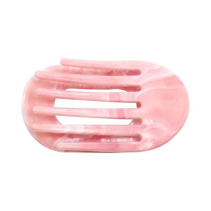 Flat Hair Claw Clips for Women,Matte Medium Hair Clips for Thick & Thin Hair- Comfortable Everyday Use for Office, Yoga, Party & Casual Styling (4PCS F)