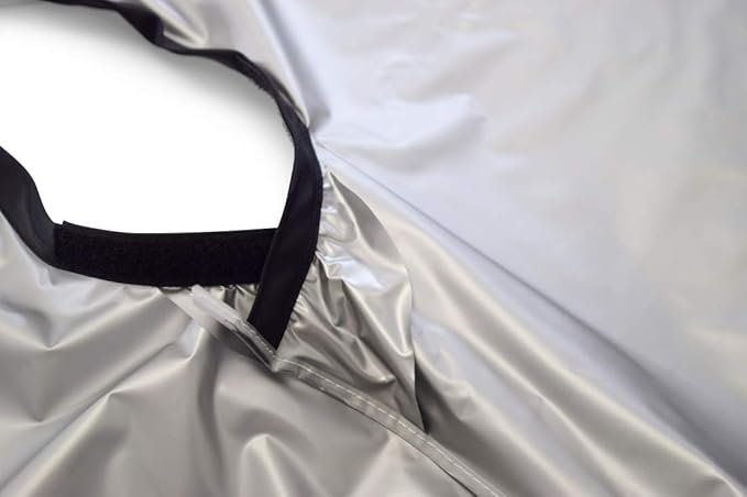 Betty Dain Jumbo Shampoo Cape, 45" W x 54" L, Waterproof & Stain-resistant Vinyl, Touch-and-close Fastener, Machine Washable